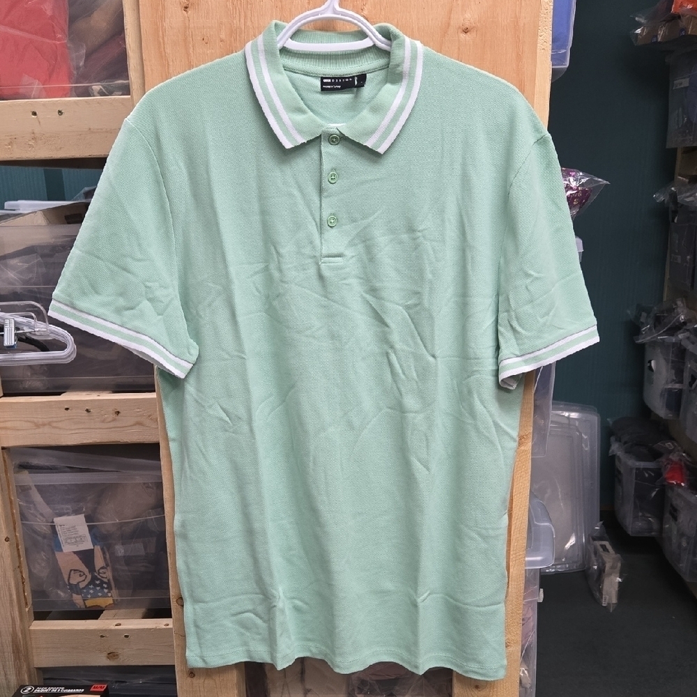 ASOS Size L Mint Green Polo Shirt